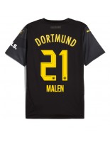 Borussia Dortmund Donyell Malen #21 Bortedrakt 2024-25 Korte ermer